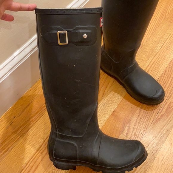 Hunter original tall black rain boots - Picture 2 of 3